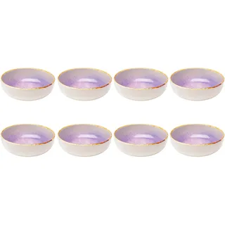 Kare Schüssel Steingut Violett
