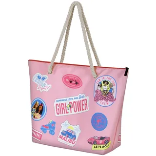 Karactermania Barbie Malibu-Soleil Strandtasche Rosa, 52 x 37 cm