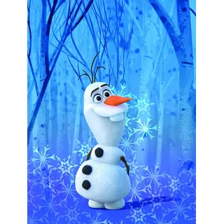 KOMAR Wandbild Frozen Olaf Crystal 30 x 40 cm