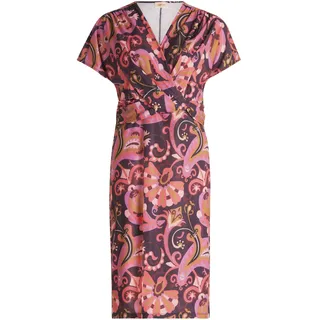 Cartoon Jerseykleid "Jerseykleid mit Raffung", violett, rosa