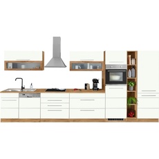 Bild von Küchenzeile »KS-Wien«, Breite 440 cm, wahlweise mit E-Geräten und Induktion, weiß