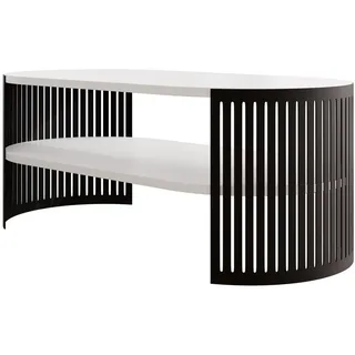 Mirjan24 Fikoli Schwarz/Weiß Metall 50 x 40 x 100 cm