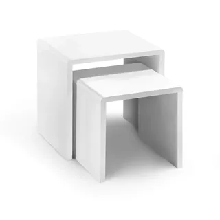 Julian Bowen Manhattan Satztische, Weiß