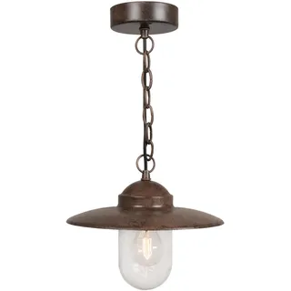 Nordlux Luxembourg 1-flg. 24 cm rund rostbraun