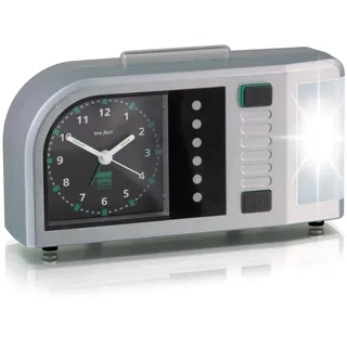 Humantechnik analoger Lichtwecker Timeflash mit Blitz und lautem Alarm für Schwerhörige