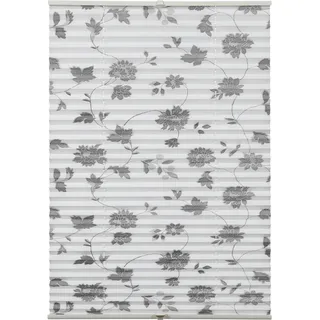 GARDINIA Plissee Concept Flowers and Plants 50 x 130 cm weiß