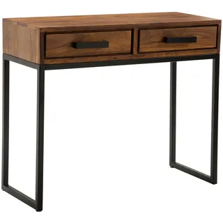 Wohnling Konsolentisch 90x36x77 cm braun