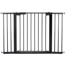 BabyDan Premier Safety Gate with 6 Extensions Black 112-119.3 cm