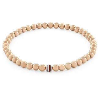 Tommy Hilfiger Jewelry Armband mit Schmuckperlen für Damen Kollektion aus Edelstahl, Gelbgold und Nelkengold