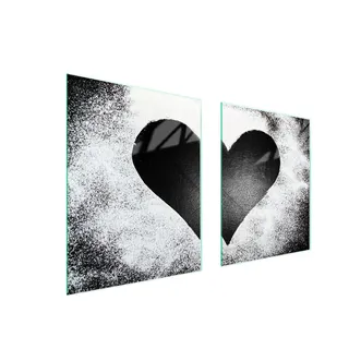 Herdschutz- und Schneideplatte aus Glas 85x52 cm