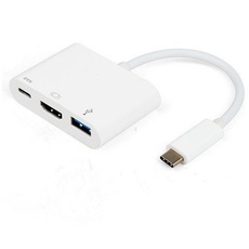 Bild 34293 Notebook-Dockingstation & Portreplikator USB 3.2 Gen 1) (3.1 Gen 1) Type-C Weiß,