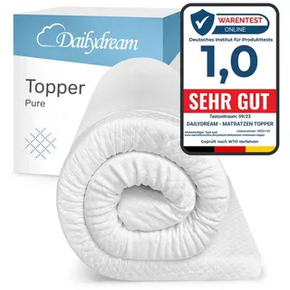 DAILYDREAM Matratzen Topper 140 x 200 cm weiß