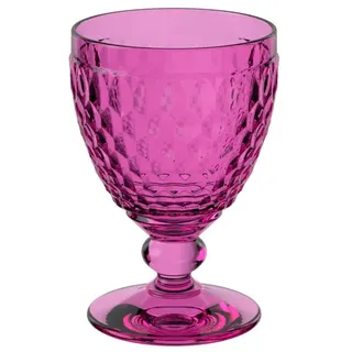 Villeroy & Boch Boston Rotweinglas Lila, Spülmaschinenfest, Weinglas Rotwein, Buntes Glas, Außergewöhnliche Gläser, Glas für Wein, Kristallglas