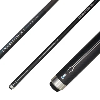 Robertson Carbon Break & Jump Queue HiPower, Profi Anstoß Cue 2-TLG. sowie Break + Jump 3-TLG für max. Power und Präzision im Poolbillard 13‘ Break-Tip, Quick Joint