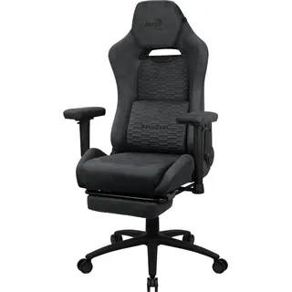Aerocool Royal AeroSuede Universal-Gamingstuhl Gepolsterter Sitz Grau (AEROROYAL-SLATE-GREY) - Grau