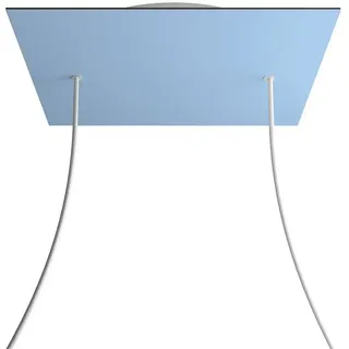 Creative Cables Kroq402f114 Xxl Rose-one Quadratisches Hellblaues Rosen-set - Multicolor - 400 mm