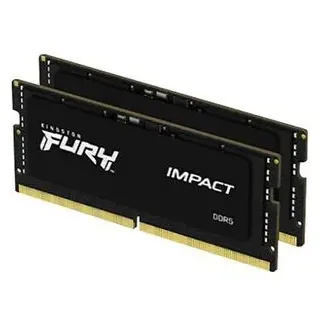Kingston FURY Impact 64GB(2x32GB) 4800MT/s DDR5 CL38 SODIMM Gaming Speicher für Laptop Kit mit 2 - KF548S38IBK2-64