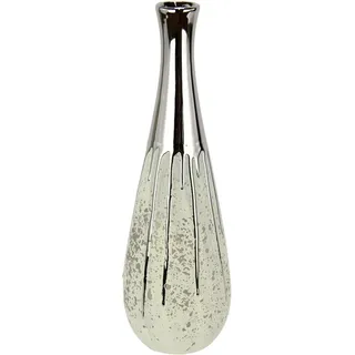 I.GE.A. Dekovase »Keramik Vase« Keramik-Vase, Blumenvase gepunktet, bunt