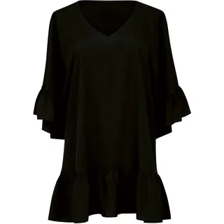 Rosa Faia Strandkleid Schwarz Mini