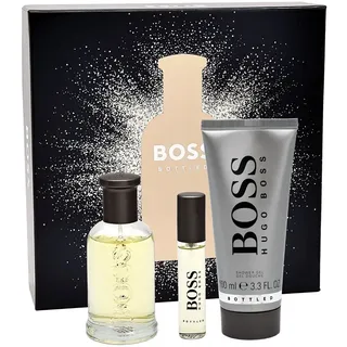 Boss Bottled Eau de Toilette 100 ml + Shower Gel 100 ml + Eau de Toilette 10 ml Geschenkset