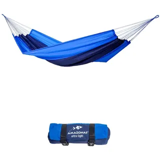 AMAZONAS Ultra-Light Hängematte Silk Traveller Ocean 350g 220x140cm Packmaß 21 x 6,5cm bis 150kg