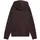 Hoodie unifarben Braun M