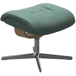 Stressless Fußhocker Mayfair Leder 55 x 41 x 39 cm Grün/Türkis