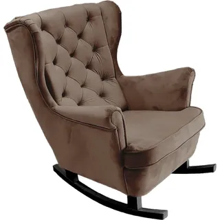 DomoHome Relaxsessel Armlehnensessel Armlehnen Fernsehsessel Loungesessel Polstersessel Couchsessel Armsessel Chair Wohnzimmersessel Ohrensessel | 102x81x95cm | Brown_29814 - Braun