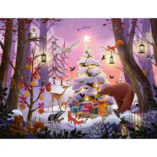 Ravensburger Puzzle 12001417 - Christmas in The Woods - 2000 Teile Puzzle für Erwachsene und Kinder ab 14 Jahren