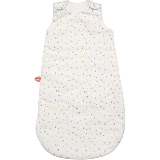 Nattou Babyschlafsack für Herbst und Winter, Aus Baumwolle, TOG 2, Ca. 70 cm, 0-6 Monate, Mila, Zoë und Lana, Weiß