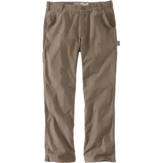 Carhartt Rugged Flex Relaxed Duck Dungaree, Textilhose - Braun (251) - W30/L32