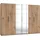 Drehtürenschrank Level by fresh to go 300 x 216 x 58 cm Braun