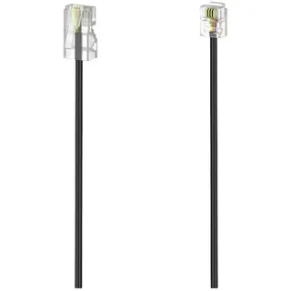Hama DSL-Anschlusskabel, Modular-Stecker 8p4c] - Modular-Stecker 6p4c, 3 m, Telefon Zubehör