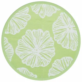 vidaXL Outdoor-Teppich ARAKIL Grün Ø160 cm PP - Grün