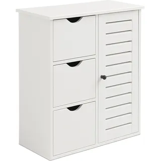 Relaxdays Badezimmerschrank mit 3 Schubladen