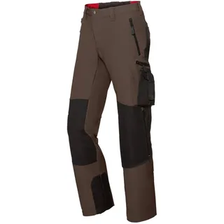 BP 1861-620-4832-56n Super-Stretch-Hose für Männer, Schlanke Silhouette mit höherer Taille am Rücken, 250,00 g/m2 Stoffmischung mit Stretch, braun/schwarz, 56n