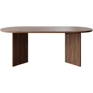 Selsey Ovo 90 x 75 x 204 cm Walnuss