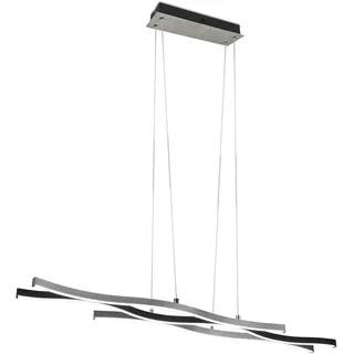 Trio Blaze 1-flg. 35 W 60 cm geschwungen/aluminiumfarbig