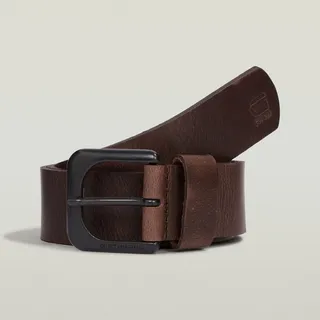 G-Star Gürtel Zed Leder braun/schwarz 110
