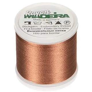Madeira Rayon No.40 Maschinenstickgarn, 200 Meter Länge, #1054 Braun
