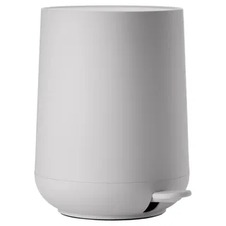 Zone Denmark Nova Mülleimer fürs Bad, Kosmetikeimer, Abfalleimer fürs Badezimmer, Durchm. 23 cm, Höhe 29 cm, Fassungsvermögen 5 Liter, Soft Grey (Grau)
