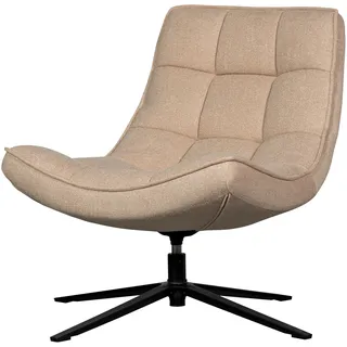 Woood Drehsessel Maudi Webstoff 74 x 84 x 86 cm Beige