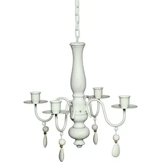 Ambiente Haus Romance Holz/Eisen 4er-Kronleuchter 60cm