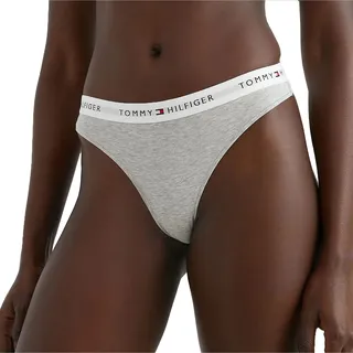 Tommy Hilfiger Damen String Tanga, Grau (Light Grey Heather), XL