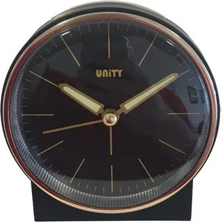 Unity Wecker Glockenwecker – 49029, Metall, Rose Gold, 10.5 x 10.5 x 6.5 cm