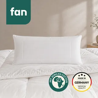 fan African Cotton Kissen 40 x 80 cm Beige