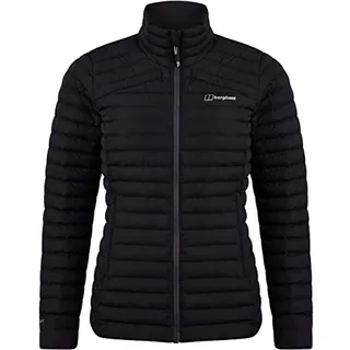 Berghaus Damen Nula Isolierte Kunststoffjacke, langlebiges Design, wasserabweisende, Schwarz, 34 EU