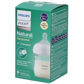 Philips Natural Response - Babyflasche aus Glas 0M+ 120ml - SCY930/01