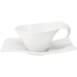 Villeroy & Boch Teetasse mit Untertasse 0,22 l Weiß