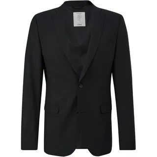 s.Oliver Herren Sakko – Slim Fit, elastisch, Schurwollmix
